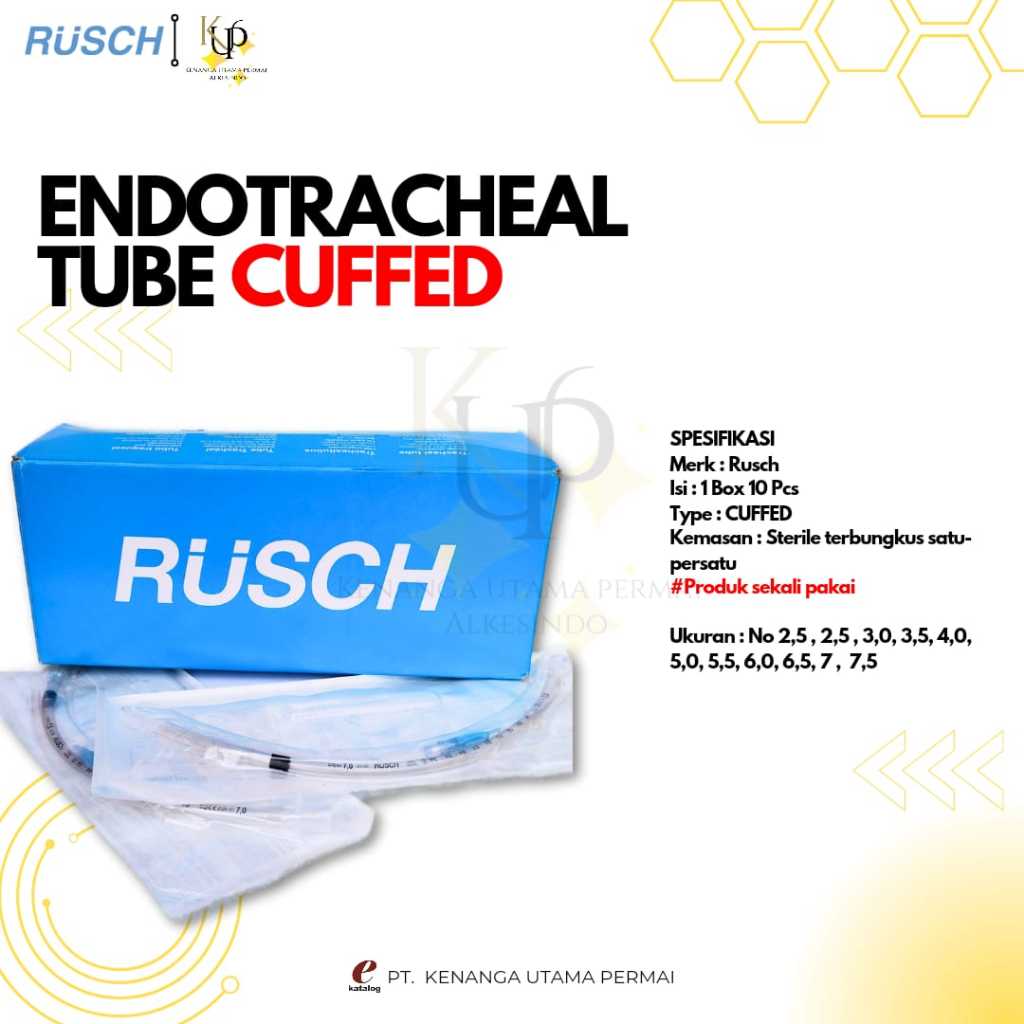 Endotracheal Tube (ETT) RUSCH GOLD CUFF