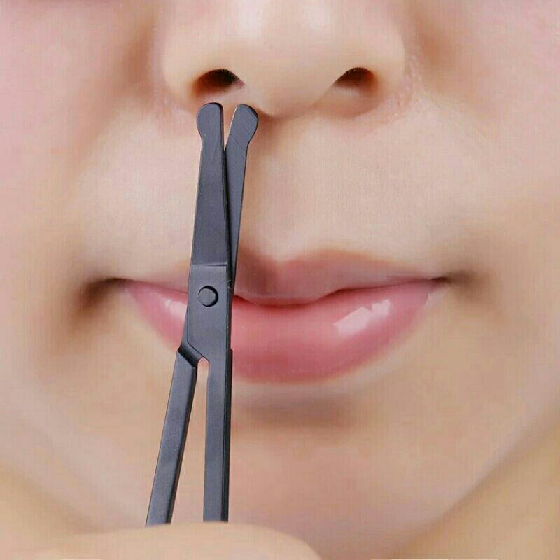 GUNTING CUKUR BULU HIDUNG GUNTING MINI POTONG BULU HIDUNG STAINLESS ANTI KARAT SERBAGUNA GUNTING KER