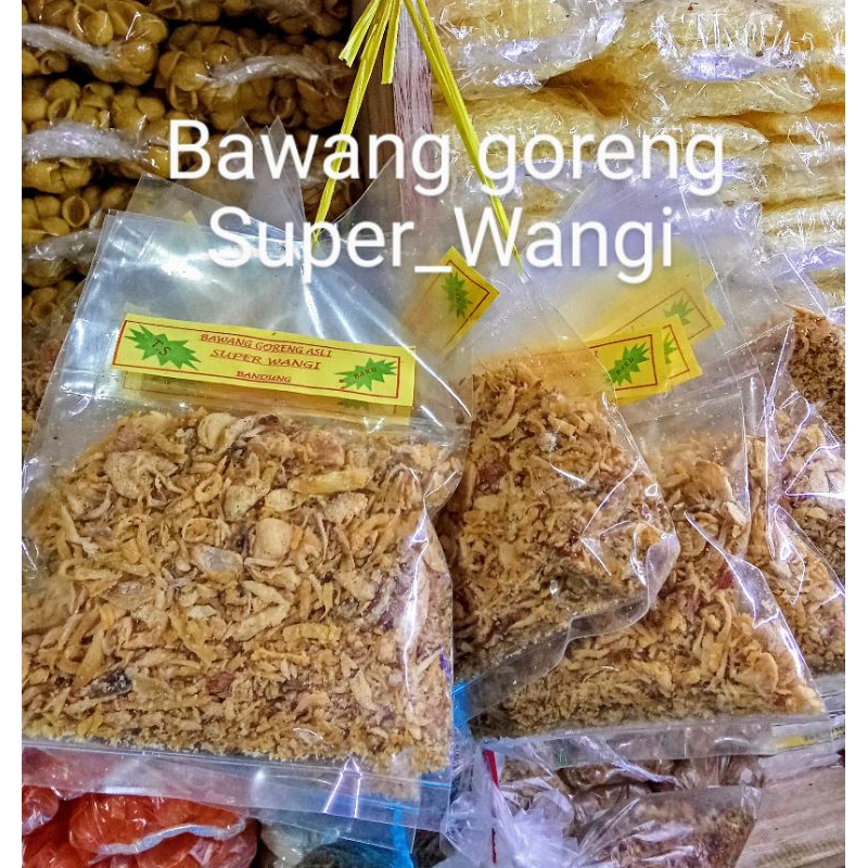 

Bawang goreng asli cap Super wangi