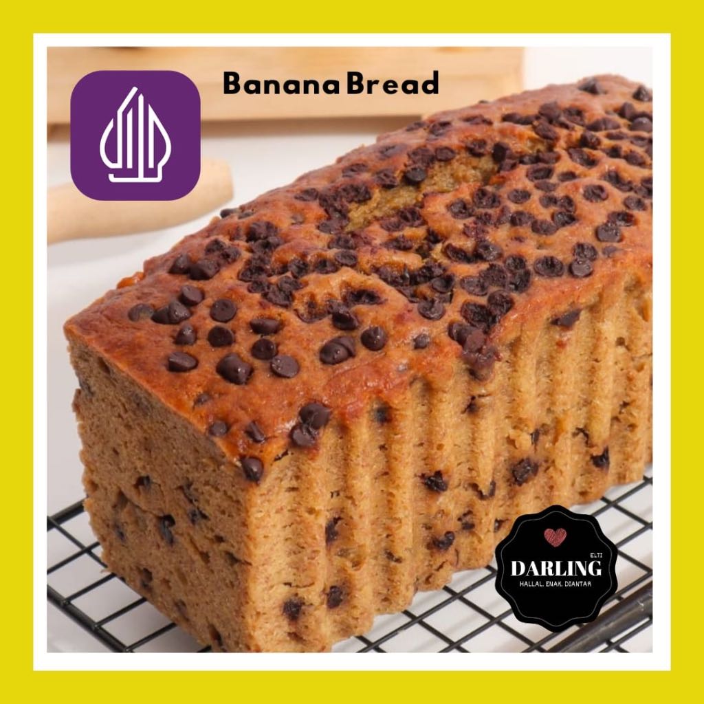 

Banana bread cake bolu pisang coklat