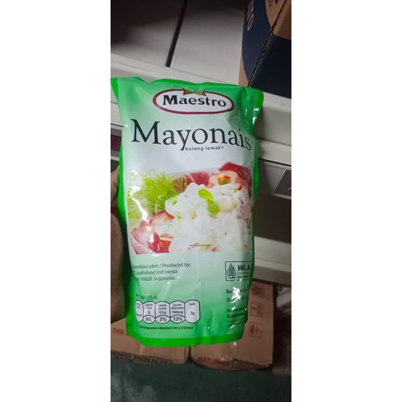 

Maestro Mayonaise pouch 1000gr