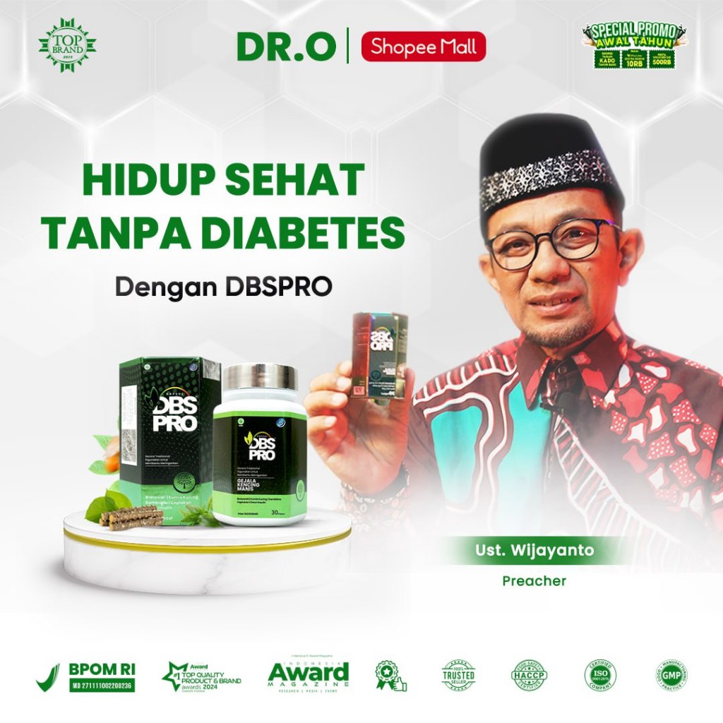 

Dbs Pro / Teh Insulin Herbal Diabetes Original Paket Lengkap Kapsul Dan Teh Insulin 100% Bahan Alami Dengan Kandungan Daun Insulin Yakon Bpom Approved