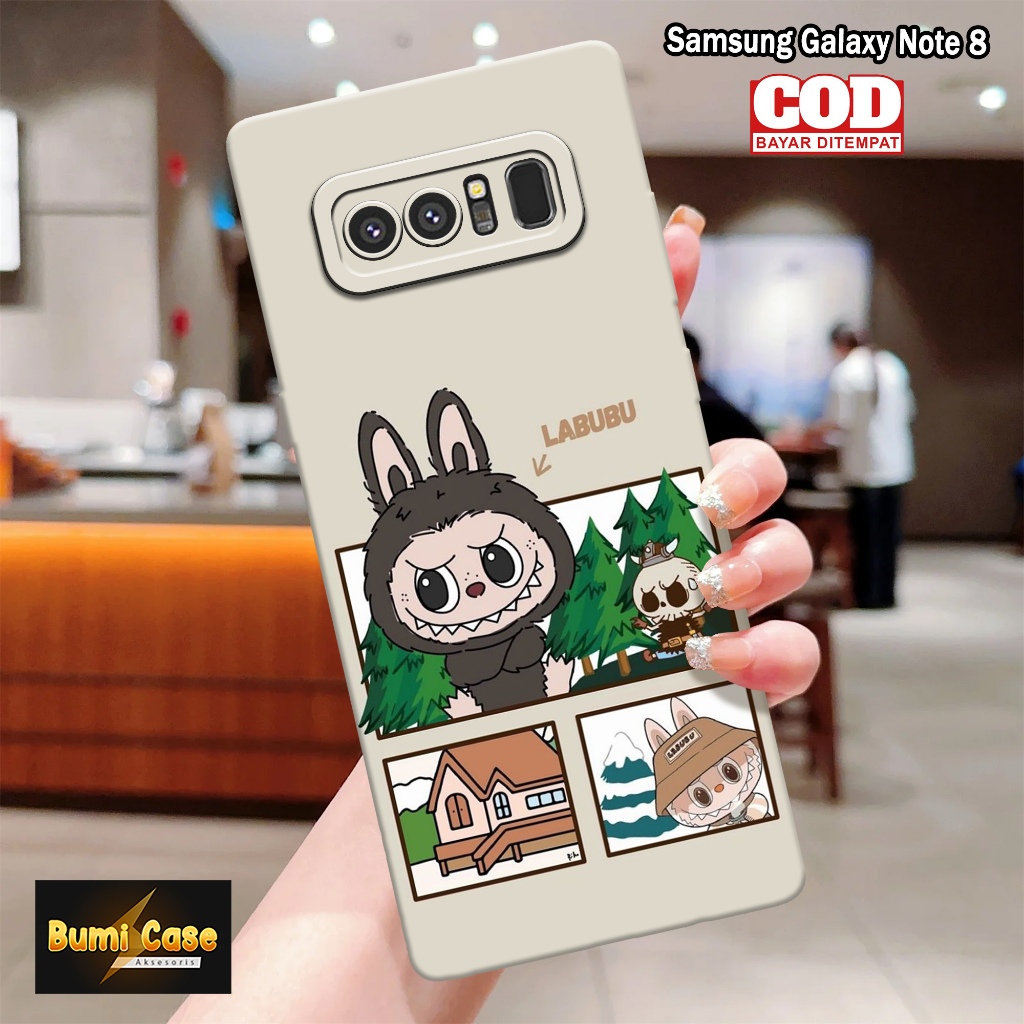 Bumi Case Samsung Galaxy Note 8 - Fashion Case Kartun - Softcase Pro Camera Samsung Galaxy Note 8 - 