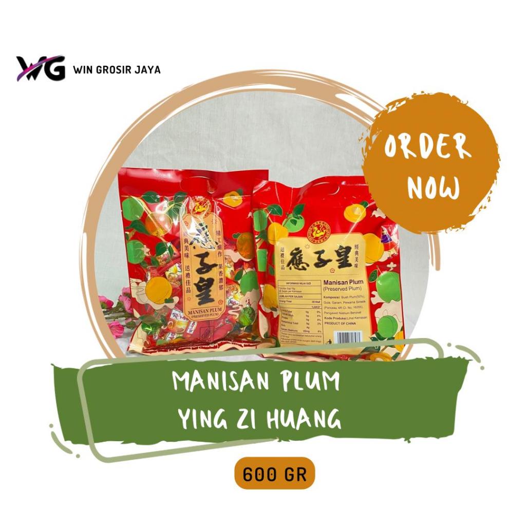 

Manisan Plum Ying Zi Huang 380Gr ( Isi 19Pcs)