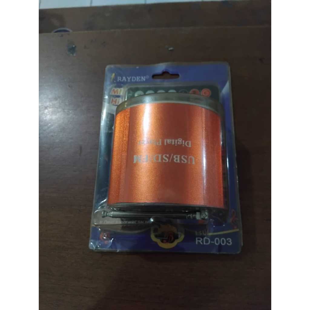 Digital Player USB FM Radio SD Card Mp3 RAYDEN RD-003