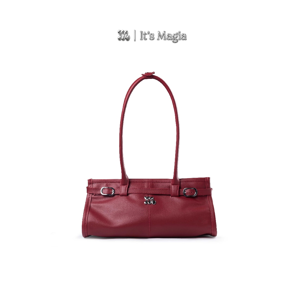 MAGIA Rebecca Bag Maroon Leather Shoulderbag