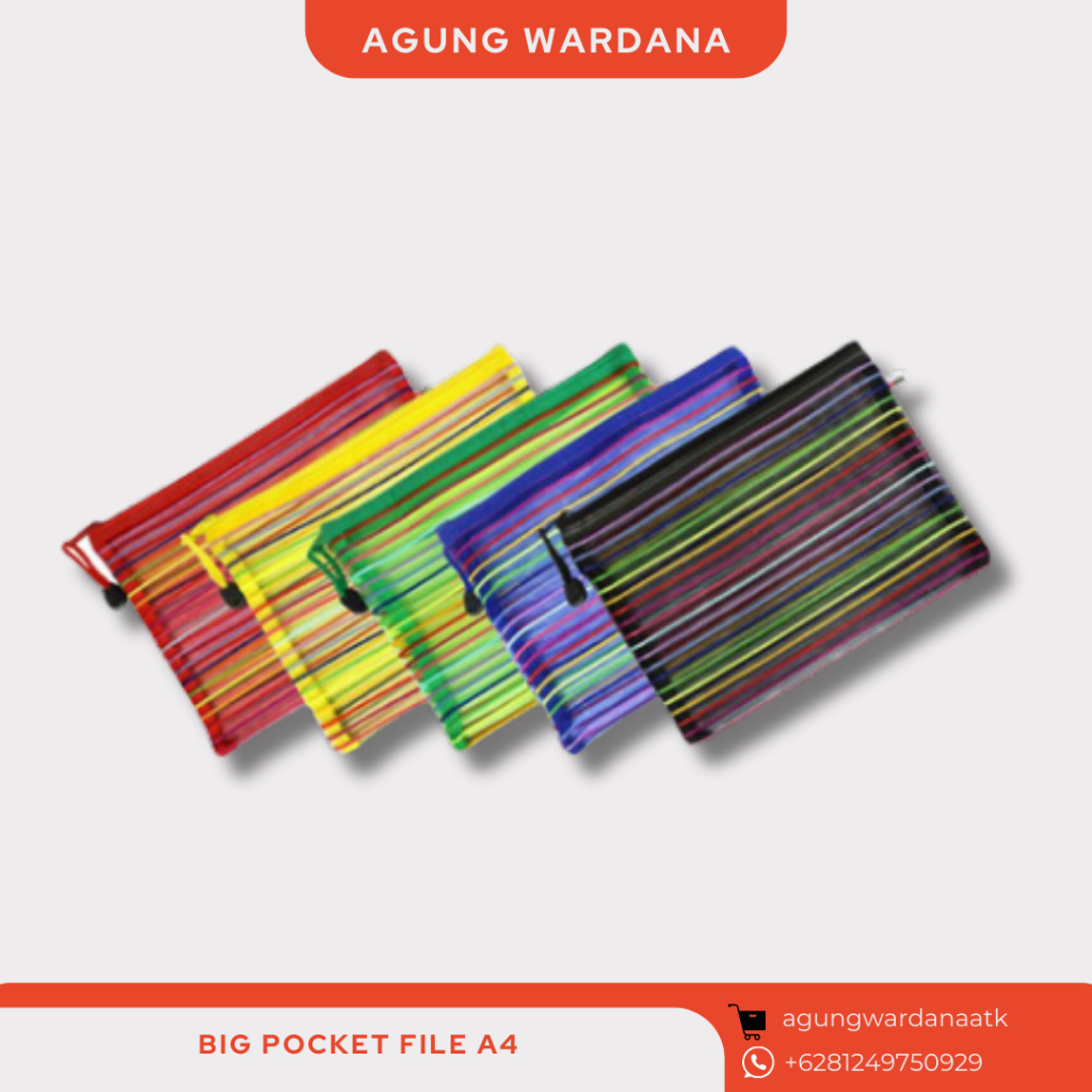 

Big Pocket File Rainbow
