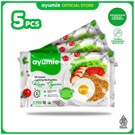 

Ayumie Mie Sehat Rasa Ayam - Isi 5 Pack (dengan kemasan dus)