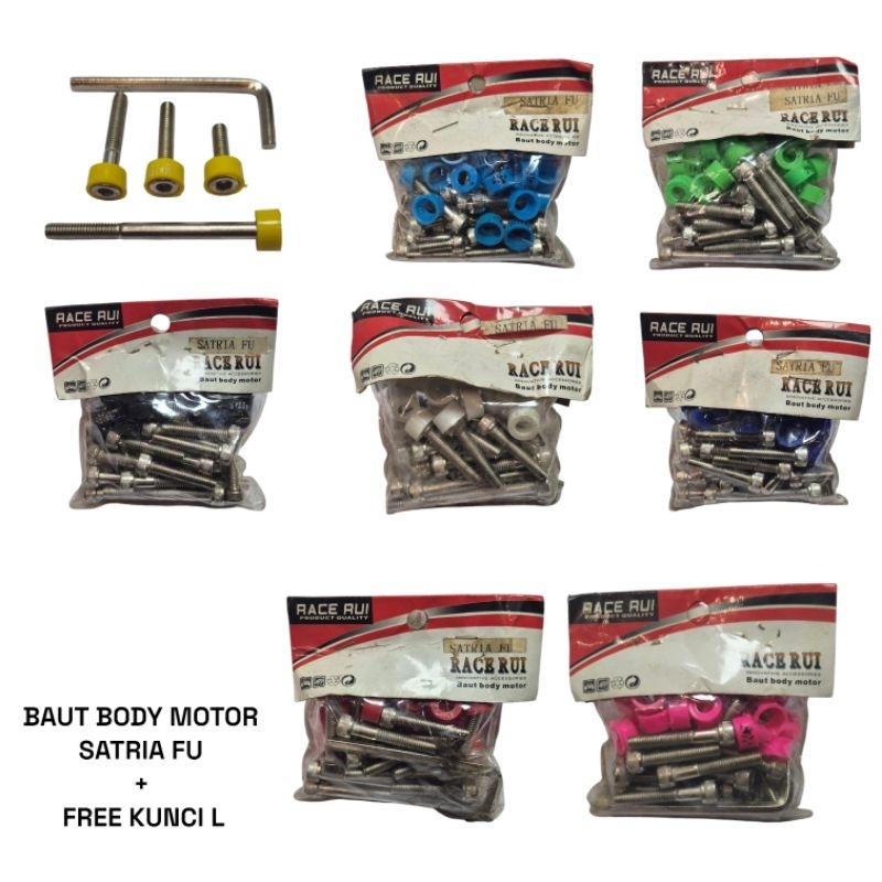 BAUT BODY MOTOR + FREE KUNCI L SATRIA FU RACE RUI