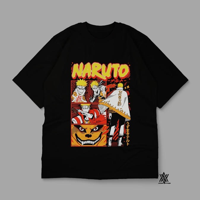 T-Shirt Oversize Anime Naruto