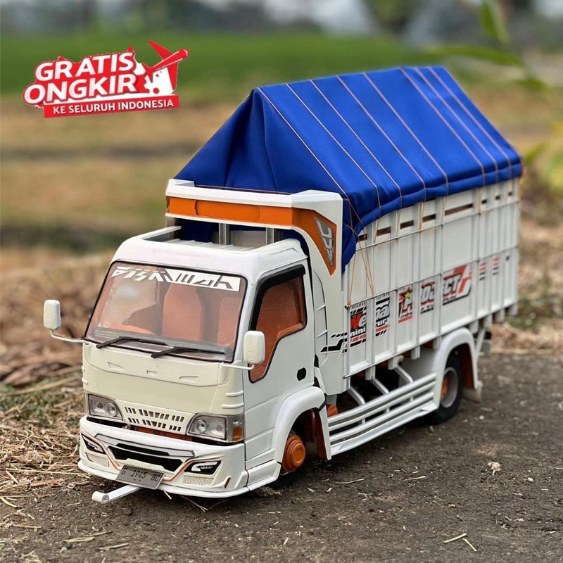 Truk Oleng Full Variasi - RC Miniatur Truk - Truk Oleng Dari Kayu Asli - Mainan Anak