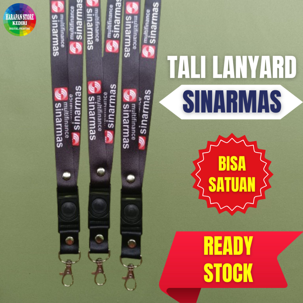 

[READY STOCK] TALI LANYARD ID CARD SINARMAS MULTIFINACE -BISA SATUAN