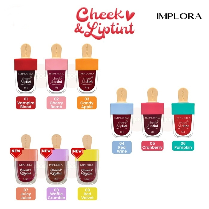 Implora Lip Tint / Implora Cheeck & Lip Tint / Liptint Ombre