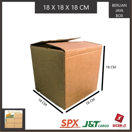 

KARDUS PACKING SINGGLE WALL UKURAN P18xL18xT18