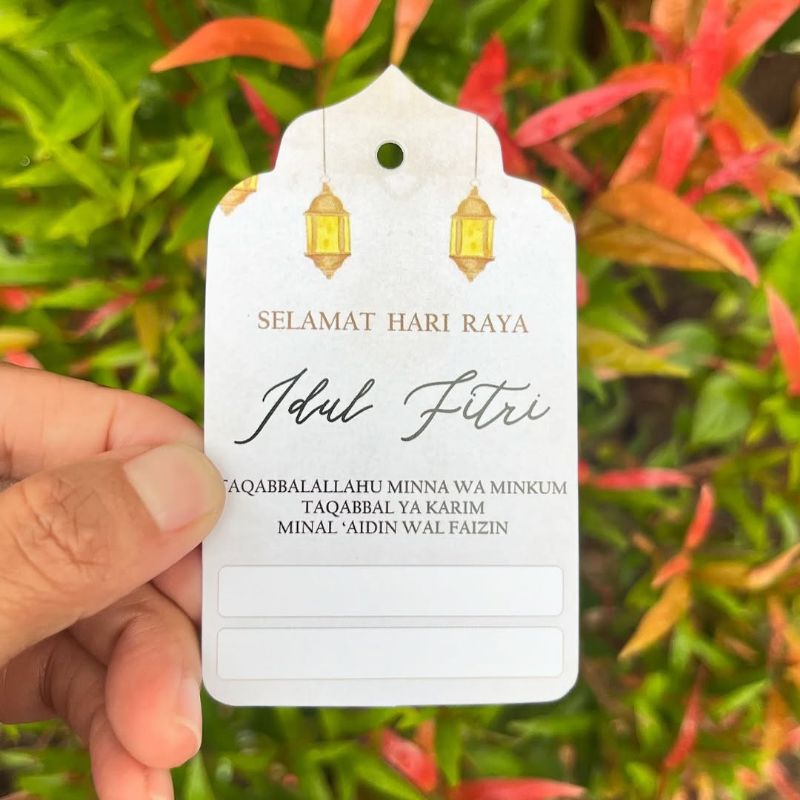 

Hang Tag Idul Fitri Kode IF HT 19 size 5x9cm