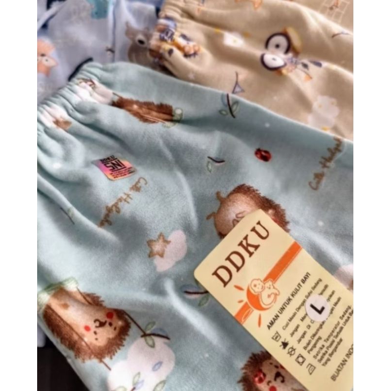 CELANA PENDEK BAYI,MERK DDKU ,series Abu,putih,hitam//CELANA DDKU SEGI 4/ PENDEK