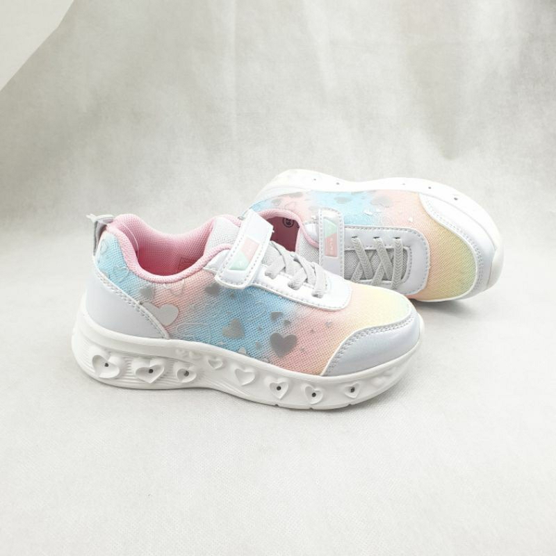 ISM - Sepatu Lampu Anak Perempuan Dans/Hayana - Sepatu Sneakers Ringan Anak Perempuan