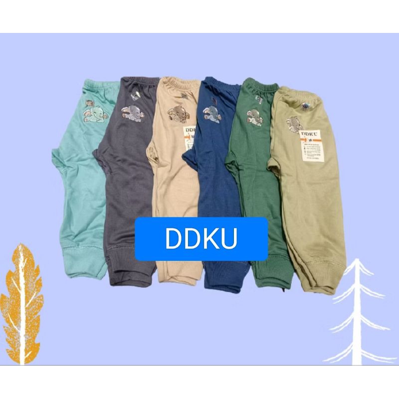 Celana panjang baby Merk DDKU series abu || CELANA PANJANG BABY DDKU SNI