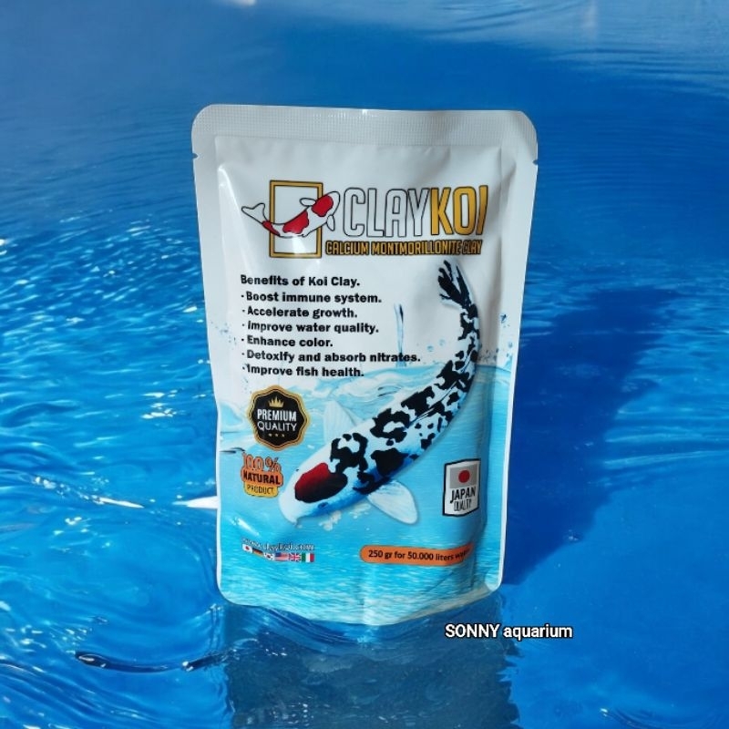 ClayKoi Clay Koi - Mineral dan Penjernih air Kolam Koi