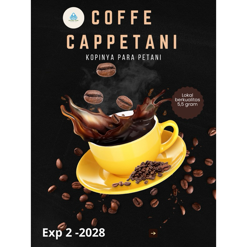 

KOPi CAP PETANI DARI TANGAN KOPI ASLI PETANI 5,5 GRAM