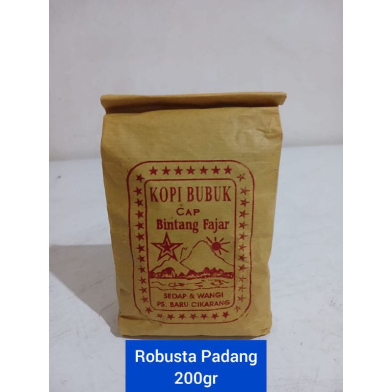 

Kopi Bubuk Robusta Padang | Robusta Coffee | -200Gram