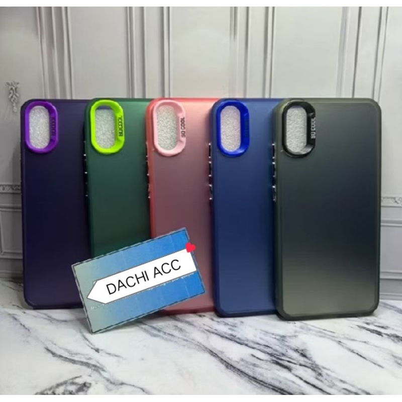 CASE VIVO Y91 Y91C SOFTCASE IMD HYBRID COLOUR PLATE HOLOGRAM POLOS FULL COVER