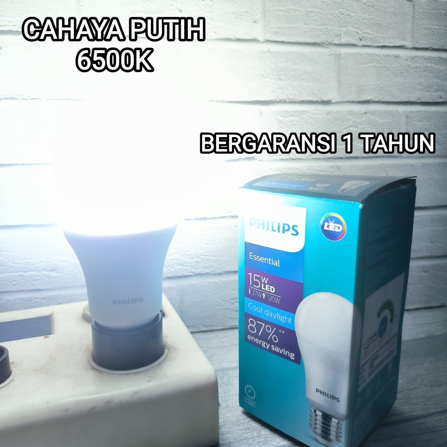 Lampu LED Philips Essential 15W 15 Watt Bohlam Bolam Bergaransi 1 Tahun