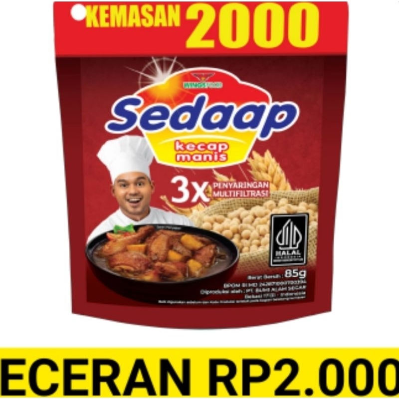 

kecap sedap 77g eceran 2.000