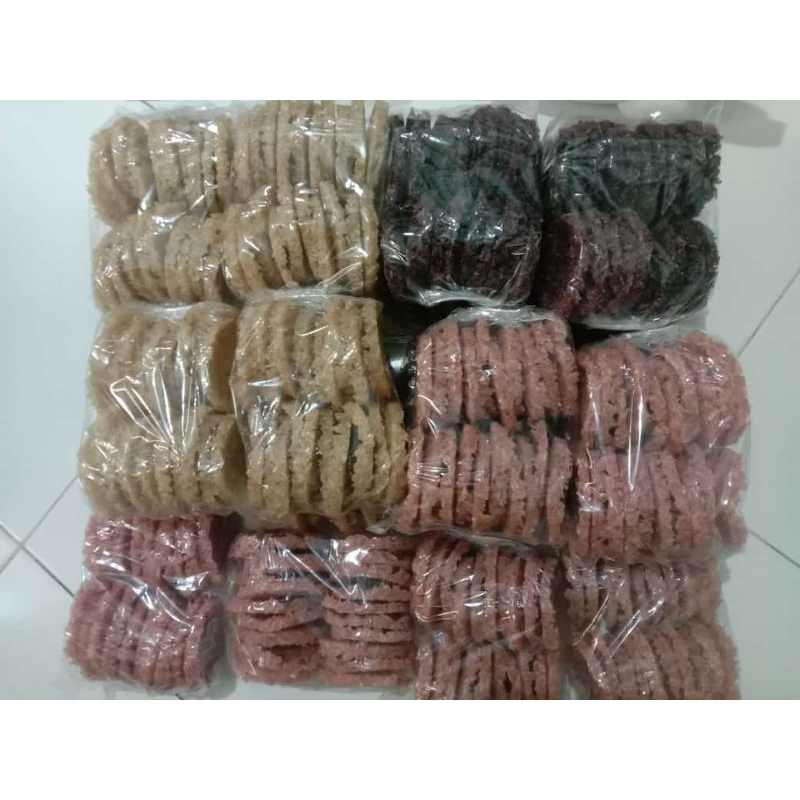 

RENGGINANG KETAN TERASI 20pcs- gurih & mekar