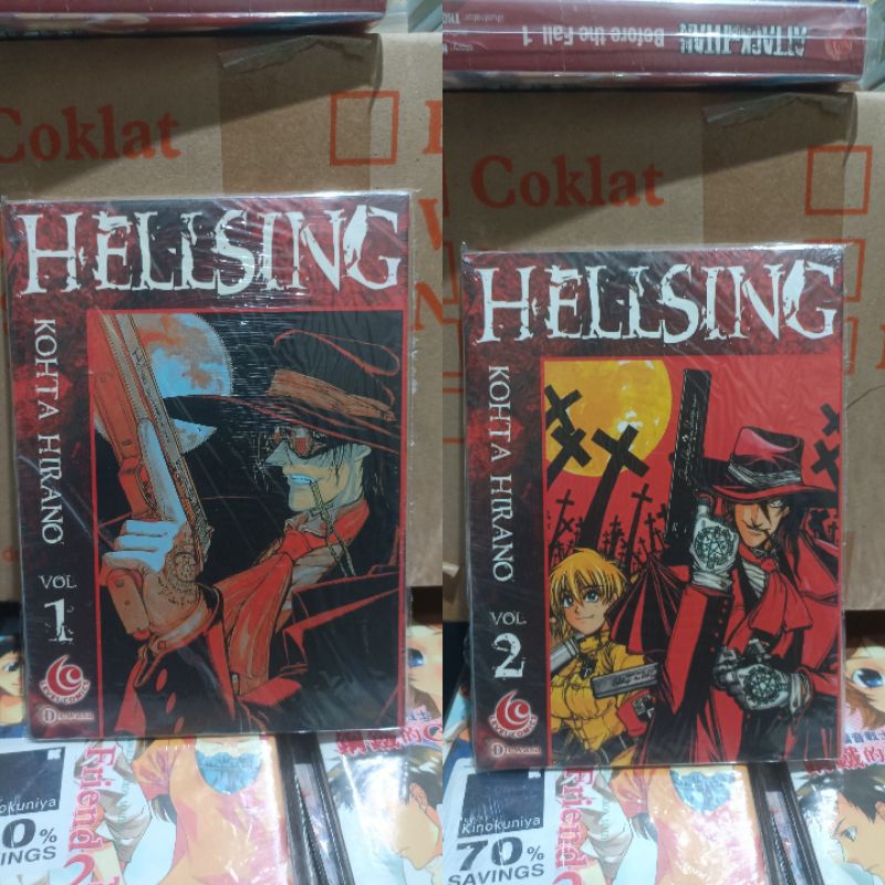 Komik hellsing 1,2 segel / komik hellsing vol 1,2 segel