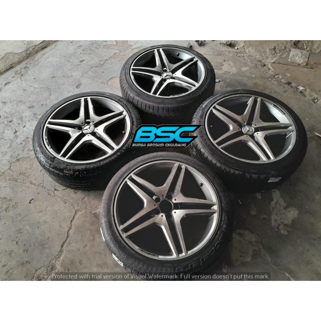 Velg Racing Second R20 Model Amg Mercy Pcd 5x112 Ban Bonus Ring 20 Buat Rush Terios CRV Xtrail Merce
