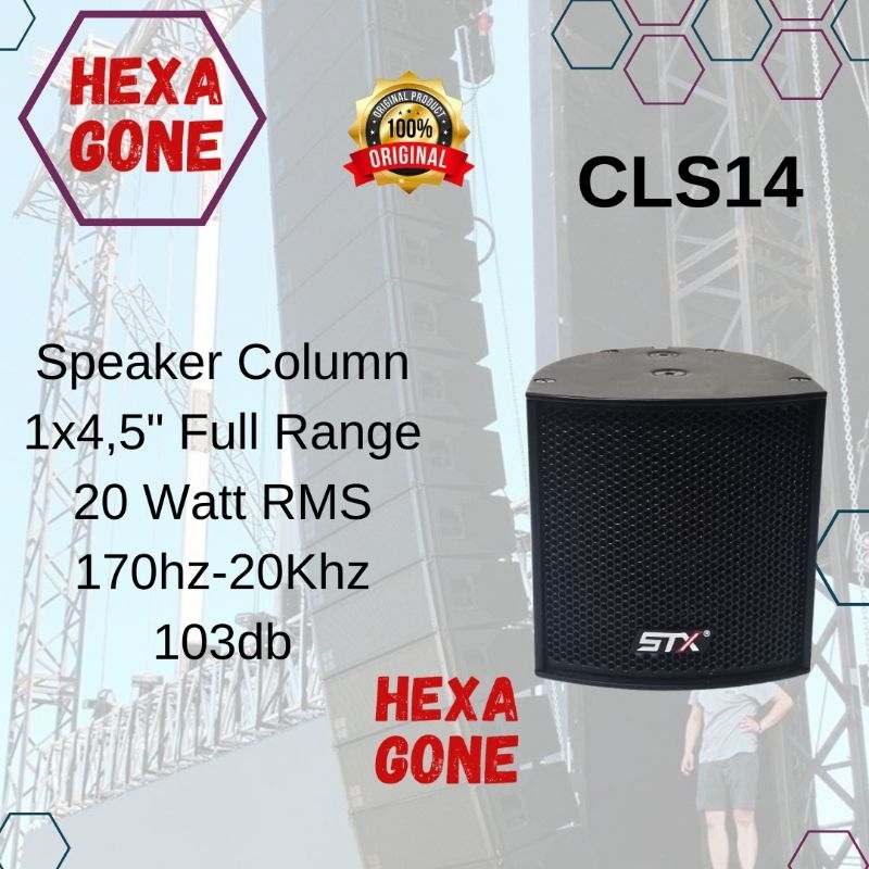 Speaker Column 1x4,5" Full Range 20 Watt RMS 103db
