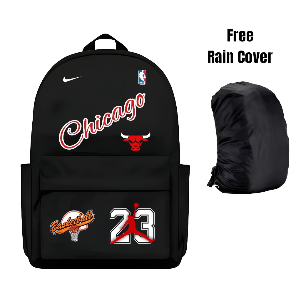 Tas Ransel Sekolah Anak Laki-Laki dan Perempuan SD SMP SMA Remaja Kekinian Motif Air Jordan Bisa COD