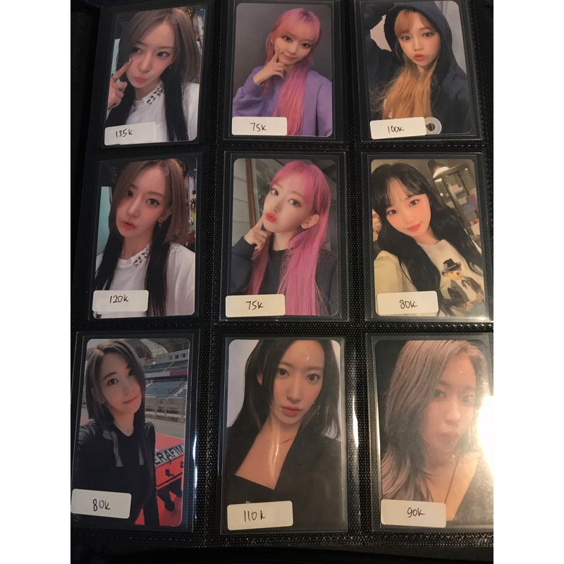 INC ALL OFFICIAL IZONE fearless unforgiven Chaewon Sakura Photocard PC