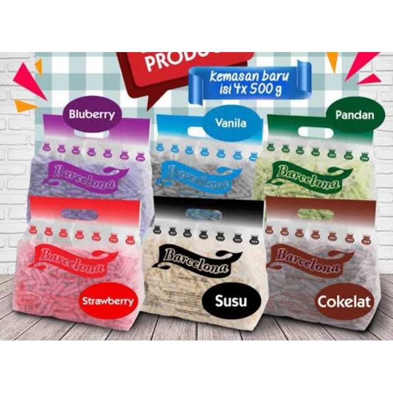 

Barcelona Kemasan Baru Isi 500g