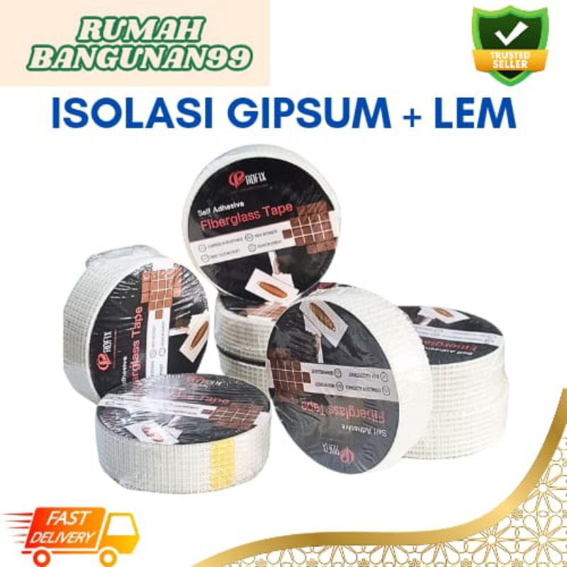 PERBAN GYPSUM ISOLASI KASA LEM ASBES PLAFON PROFIX