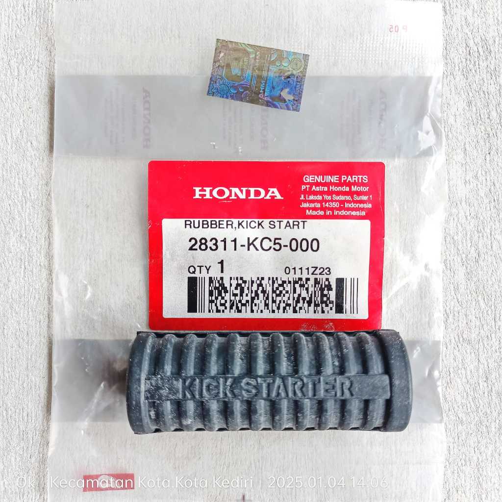 Karet Pedal-Engkol Kick Starter-Stater Honda CG110-CG125 GL100-GL125 Win-100 Ori AHM
