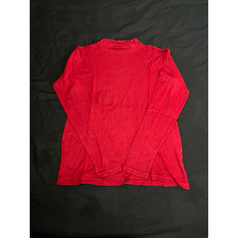 manset merah lengan panjang prelove/pernah dipakai