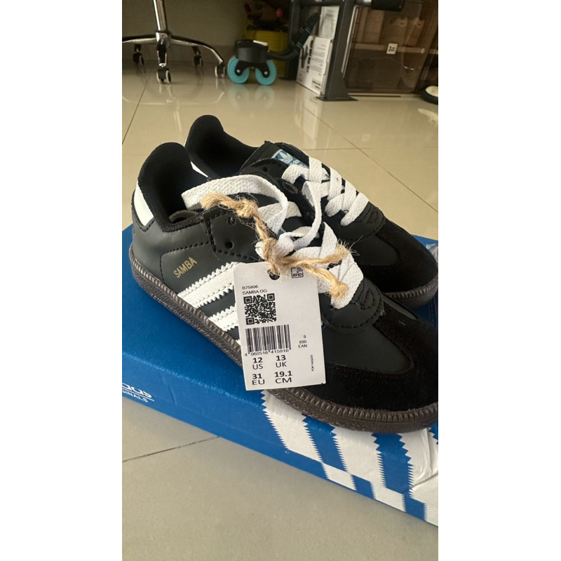 Adidas Samba Hitam - Sepatu Anak