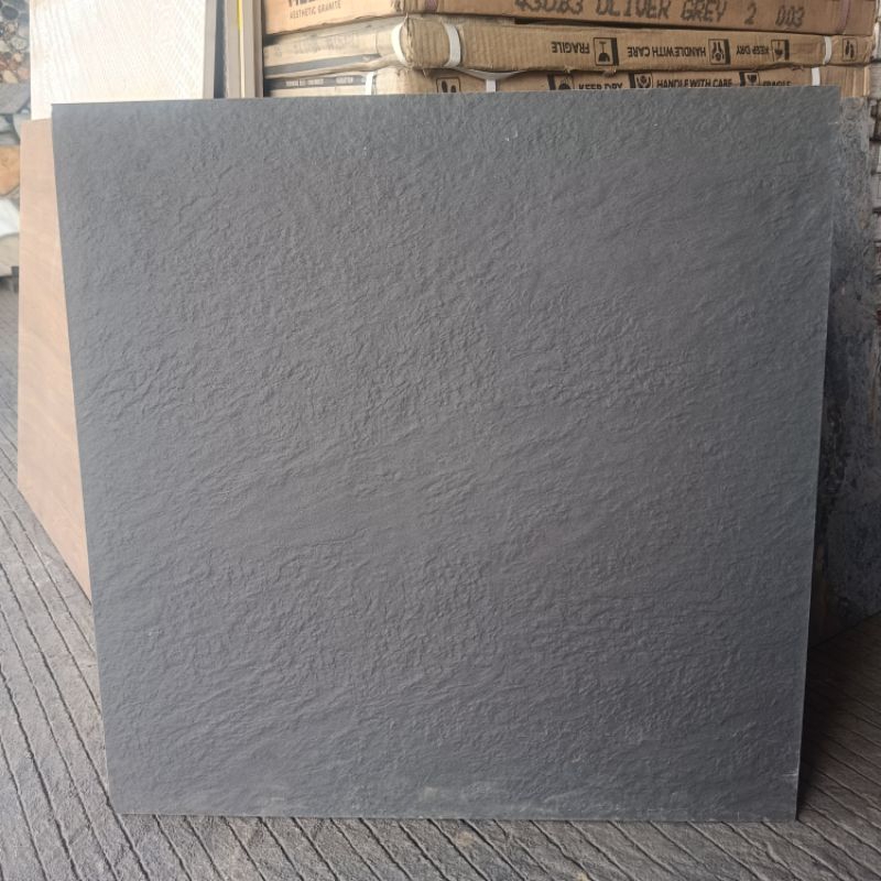 Granit lantai kasar 60x60 stone black infinity