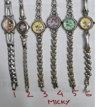 jam tangan arloji fashion rantai cewek anak/remaja/dewasa KARTUN MICKEY/MINIE VINTAGE limited editio