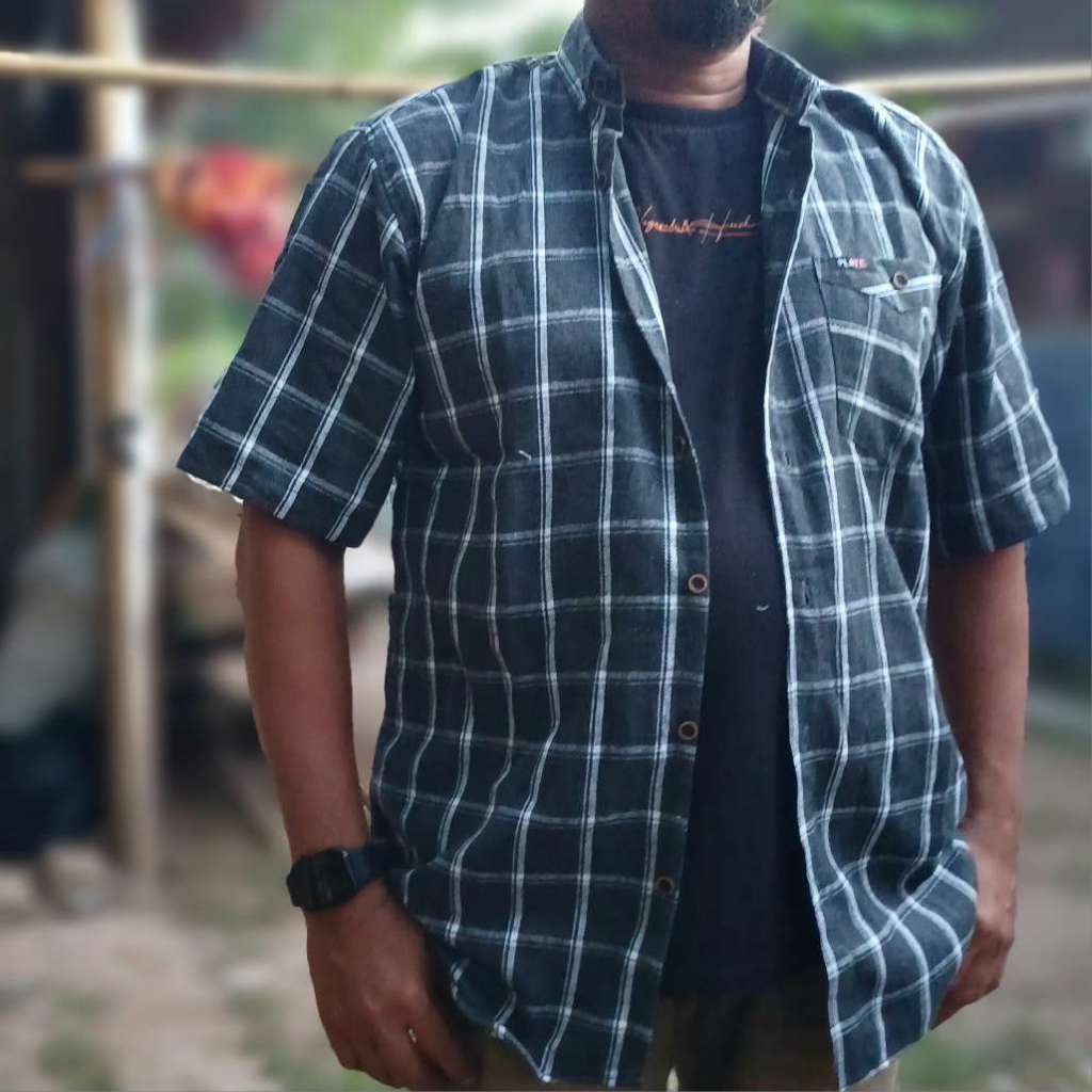 KEMEJA JUMBO PRIA FLANEL PREMIUM LENGAN PENDEK KEMEJA PRIA KOTAK KOTAK XXL XXXL UKURAN BIG SIZE