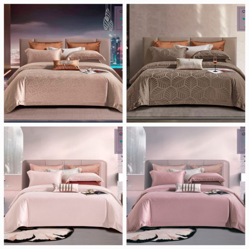 Sprei King Koil Sutra Ukuran 180x200x30, SPREI KINGKOIL SUTRA TENCEL JACQUARD Ukuran 180x200-200x200