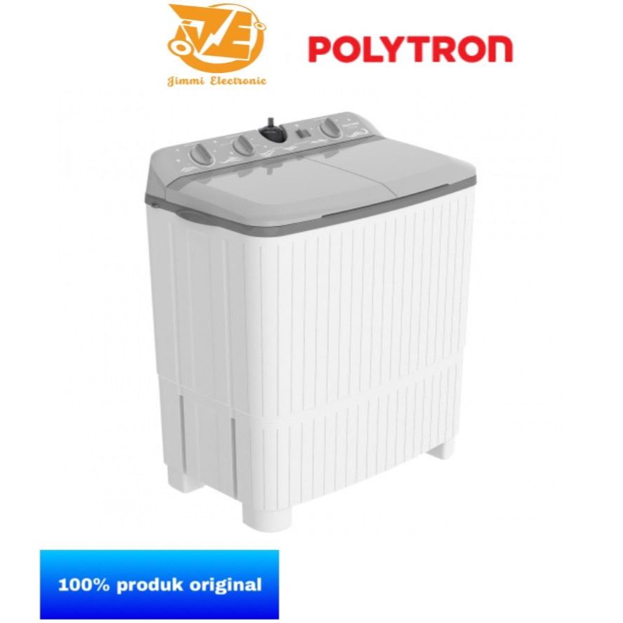 POLYTRON PWM-9076MESIN CUCI 9KG DUA TABUNG