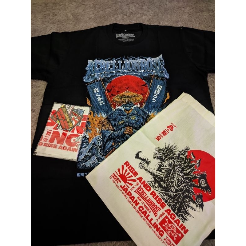 T shirt rebelion rose tour japan