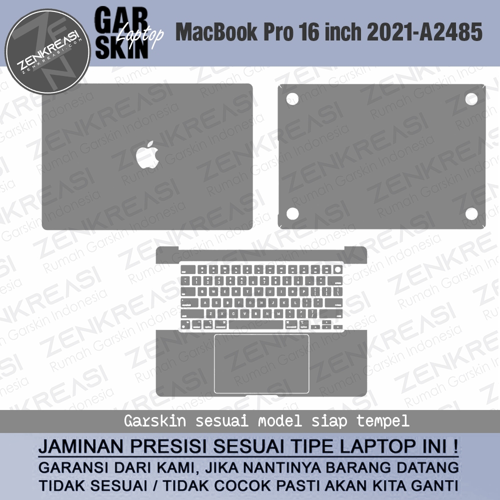 Garskin Laptop MacBook Pro 16 inch 2021-A2485