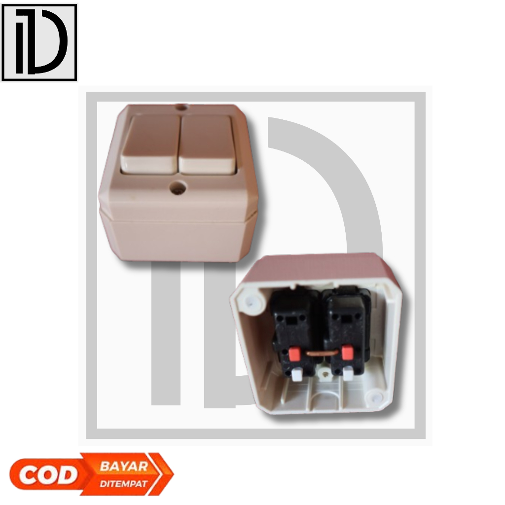 BROCO MURAH SAKLAR SERI OUTBOW SAKLAR LAMPU DOUBLE TERMURAH