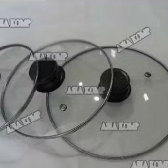 Tutup Panci Dengan Kaki Ukuran 24 Cm Tutup Wajan Teflon WokpanLengkap Dengan Knob