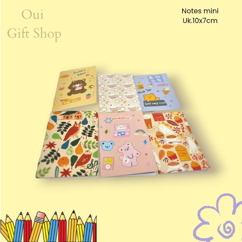 

Notes Kecil Ukuran 10x7cm / Catatan Kecil / Buku Harian / Buku Kecil