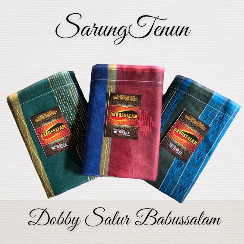 SARUNG TENUN PRIA DEWASA MOTIF DOBY SABUK PREMIUM TERLARIS DOBBY DONGGALA | SARUNG SONGKET